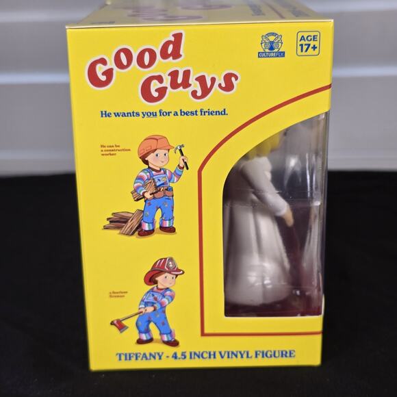 Tiffany And Chucky Good Guys Vinyl Figure 4.5in NEW childs Play Collectible 2025 - Picture 11 of 11